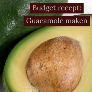 zelf guacamole maken goedkoop en lekker avocado